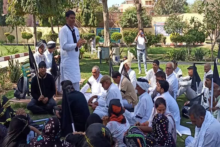 Farmers union celebrated Black Day under the leadership of Phogat Khap in charkhi dadri