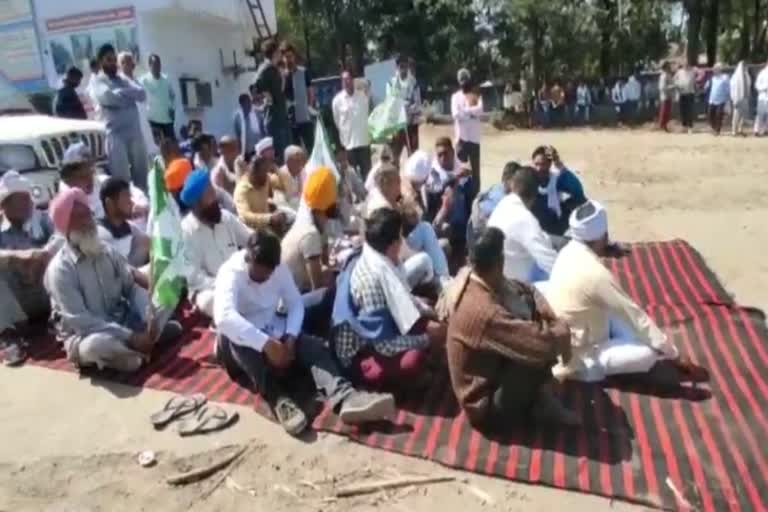 kurukshetra sugar mill farmers protest