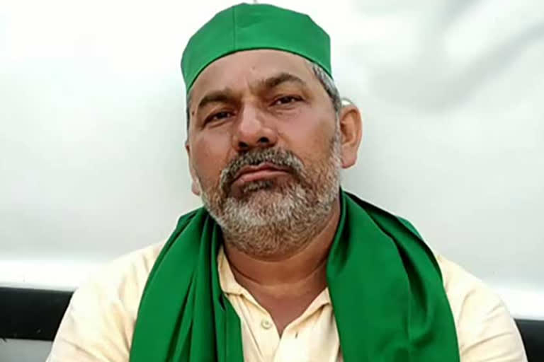 Farmer leader Rakesh Tikait