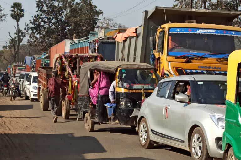 traffic jam in patna