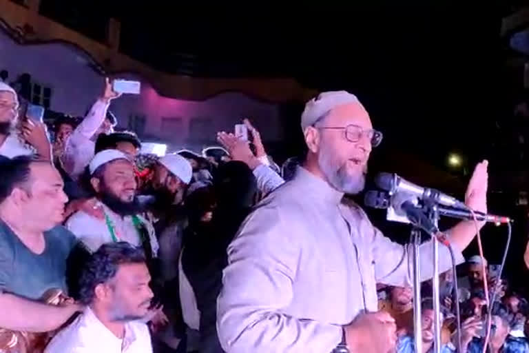 Asaduddin Owaisi muncipal elections campaign