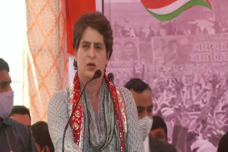 Farm laws made for farmers or for Modis kharabpati friends, asked Priyanka Gandhi