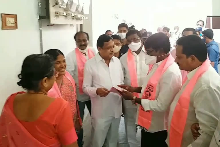 Khammam district, Minister Puwada Ajay Kumar conducted the graduate MLC election campaign.