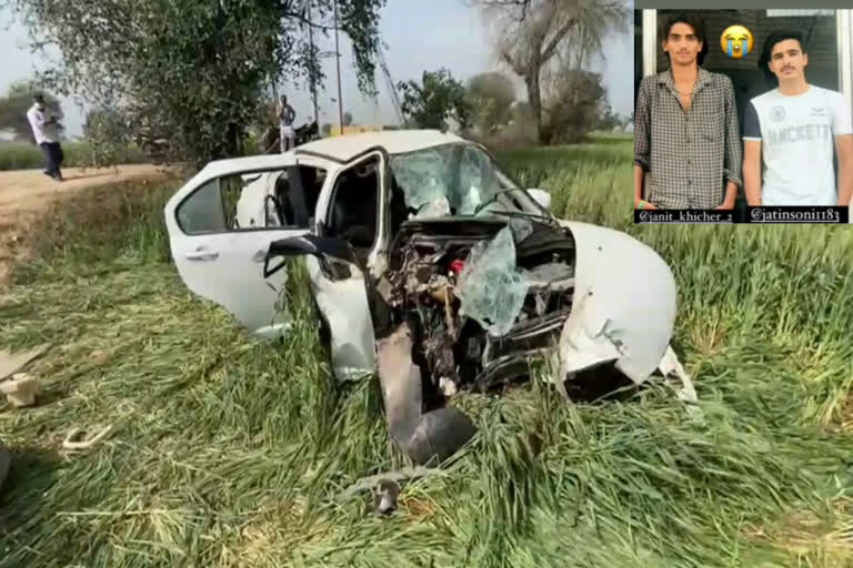 two young man died and 5 seriously injured in road accident fatehabad