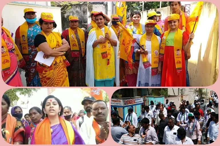 local body  election campaign in prakasam district