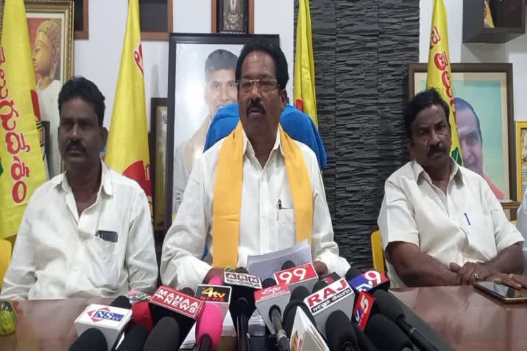 former mla gv anjaneyulu  angry on mla bolla brahmanayudu in guntur district