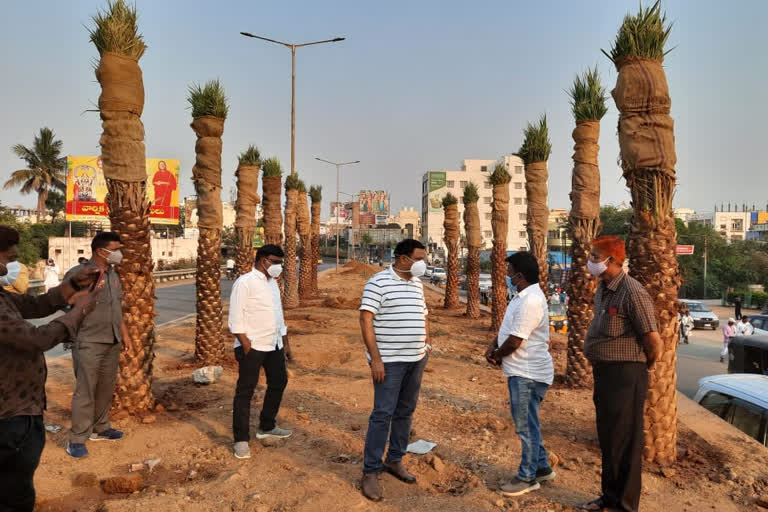 MLA Ganesh Gupta inspected the beautification and development works