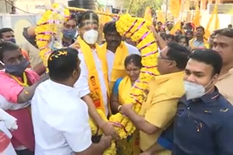 municipal election campaign at Kurnool by tdp leaders