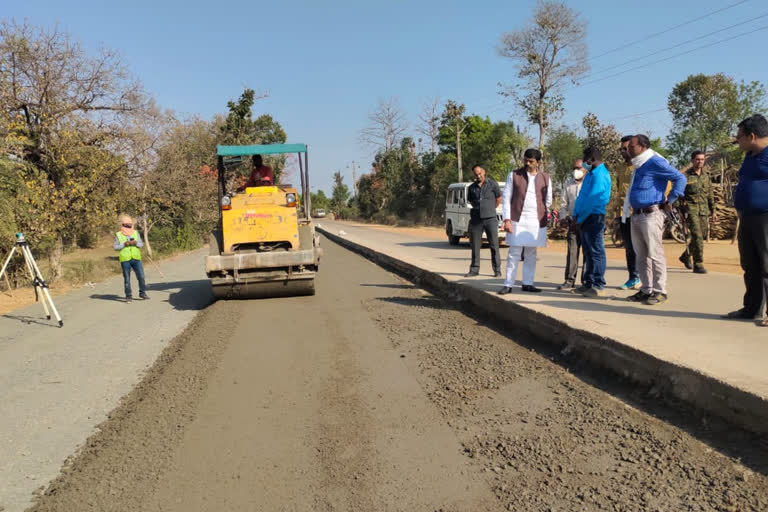 incomplete construction work started in balaghat