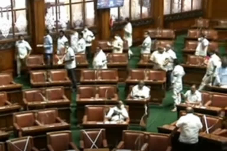 Karnataka Budget: Congress stages walkout