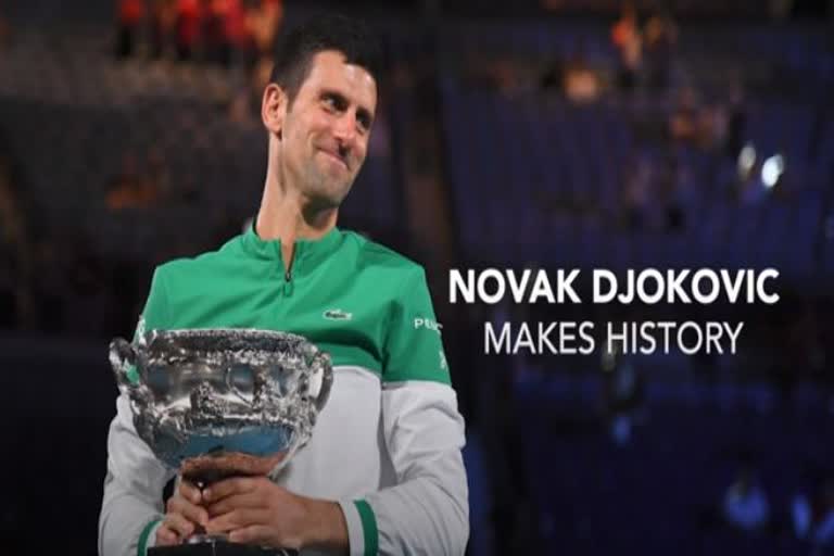 tennis : Djokovic beats Federer's record for weeks as world No 1