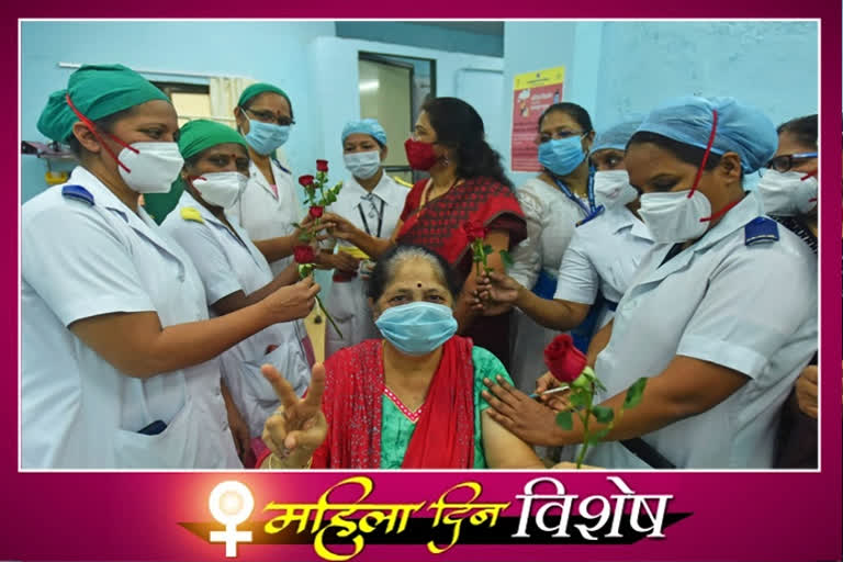 Vaccination of 8 thousand 92 women on Women's Day in Mumbai