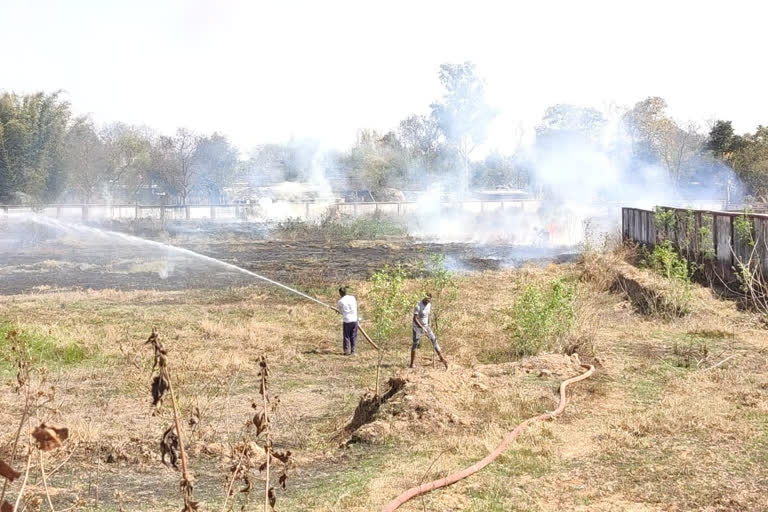 Fire in womens college campus in simdega