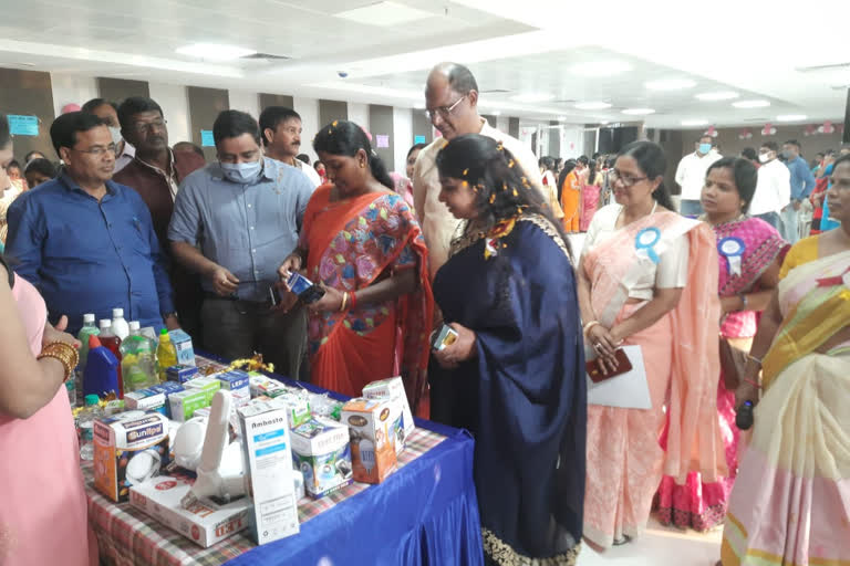 Exhibition held in Ranchi Municipal Corporation Auditorium