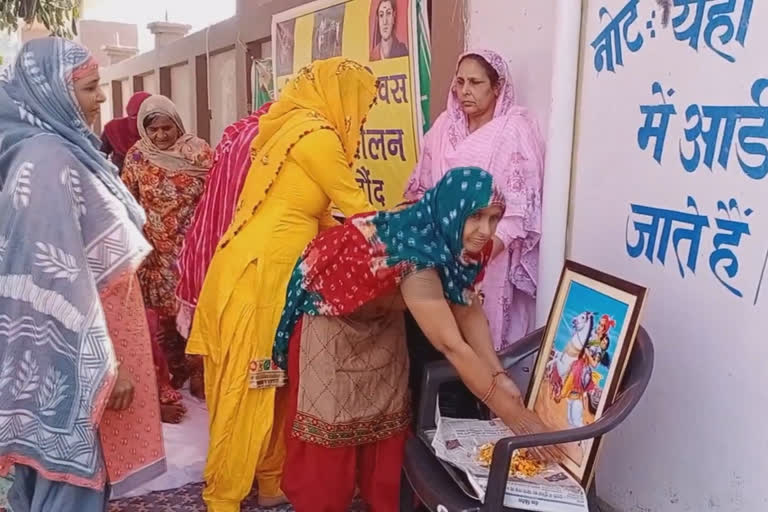 Elderly women honored on the occasion of Women's Day in Narnaud