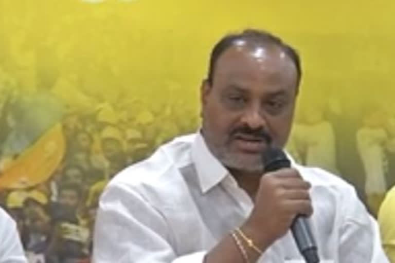 tdp leader achennaidu fires on ycp over vishaka steel plant issue