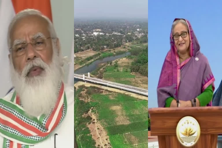 Modi, Hasina, virtually inaugurates Indo-Bangla Maitri Setu over Feni