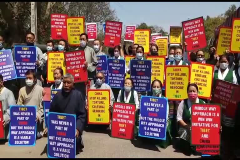 tibetans-protest-against-china-in-mysore