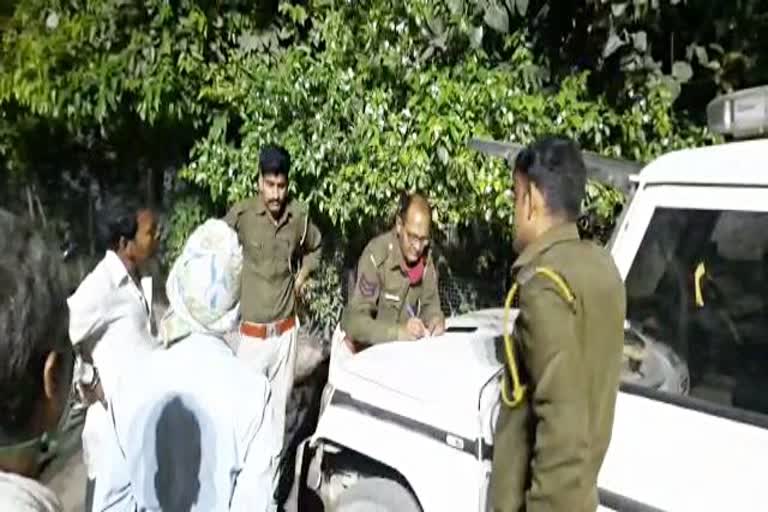 accident news  one died in road accident  road accident in dholpur  सड़क हादसा  धौलपुर में सड़क हादसा  रफ्तार का कहर  एनएच 123