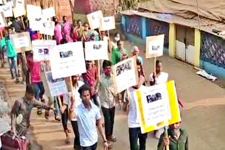 tribal rally in visakhapatnam agency