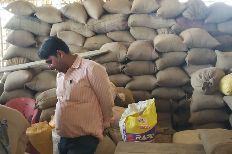 Black marketing of food grains in Madhubani