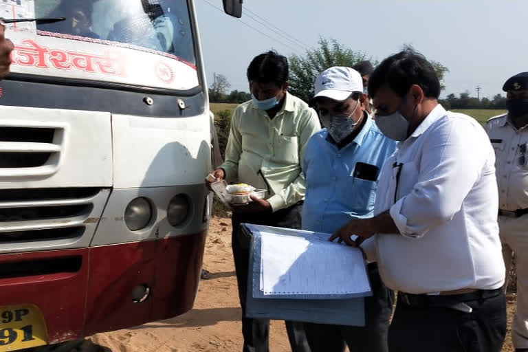 Instructions given to drivers to follow traffic rules.