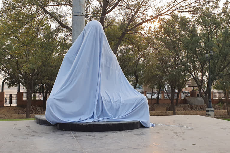 hanumangarh unveiling of statue of the Father