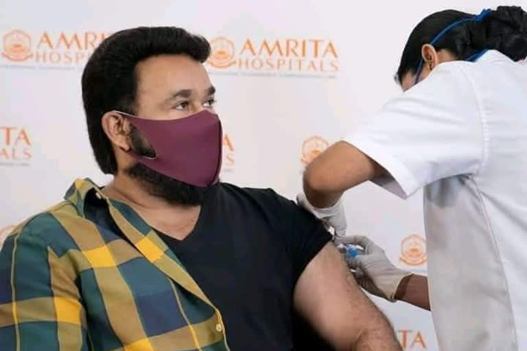 actor-mohanlal-receives-the-first-shot-of-the-covid-19-vaccine