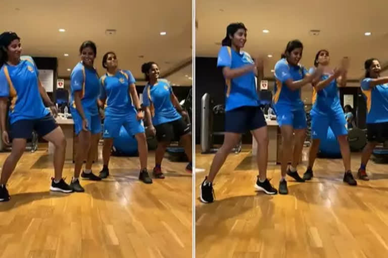 India Women Cricketers Dance ON Vijay mastar movie song