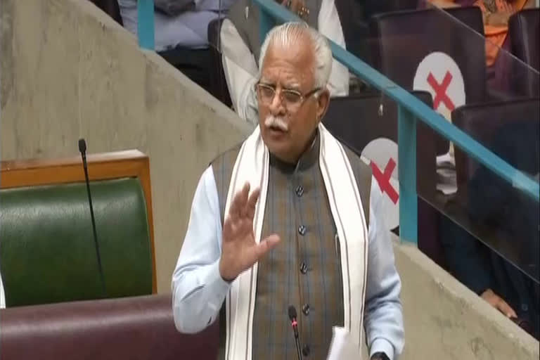 cm manohar lal khattar on MSP law