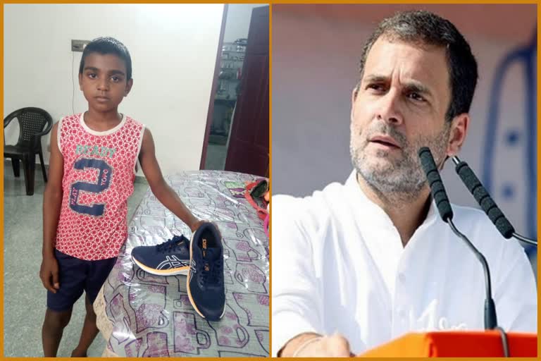 Rahul Gandhi's surprise gift for a small boy