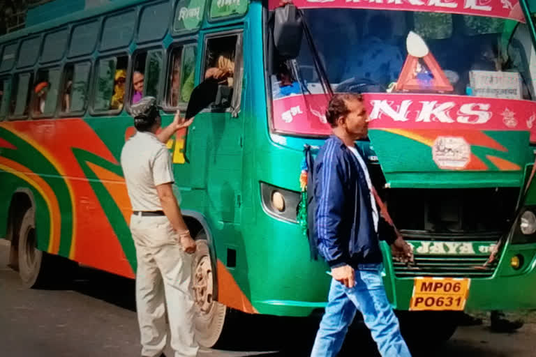 Transport Department checked buses