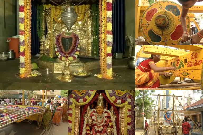 arrangements for orabhala utsav  at vijayawada ramalingeswara swamy