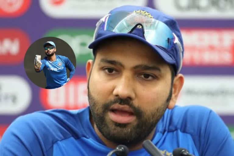 India opener Rohit Sharma has suggested that the media should not put pressure on Rishabh Pant.