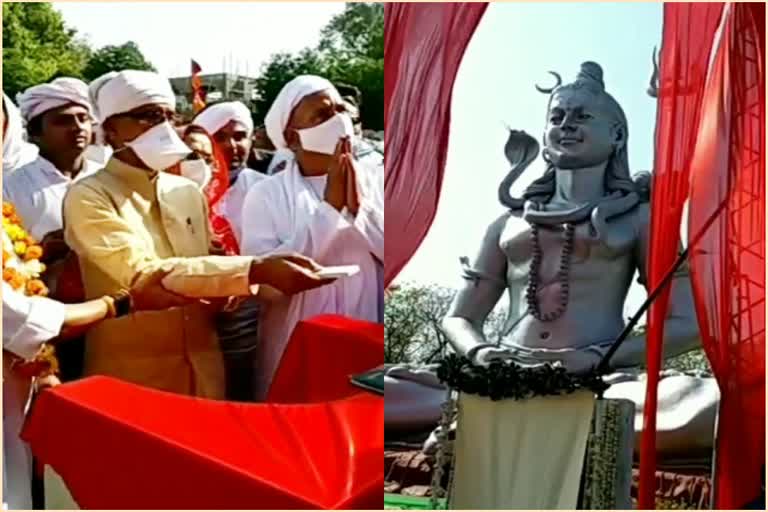 Shiva statue unveiled