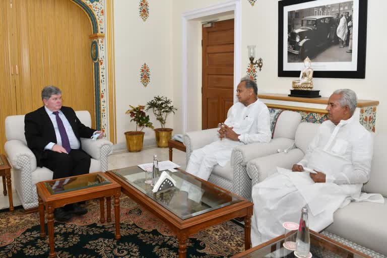 British Deputy High Commissioner met CM Gehlot