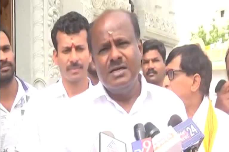 H D Kumaraswamy reaction about CD case