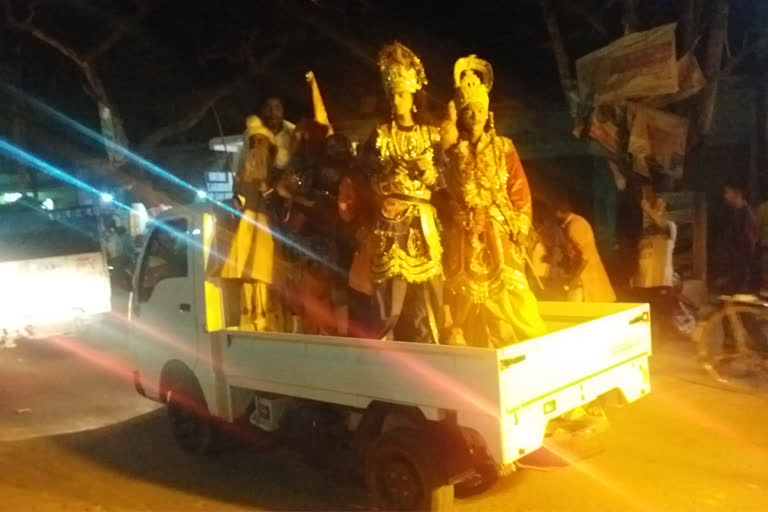 shiva wedding procession held in jamtara