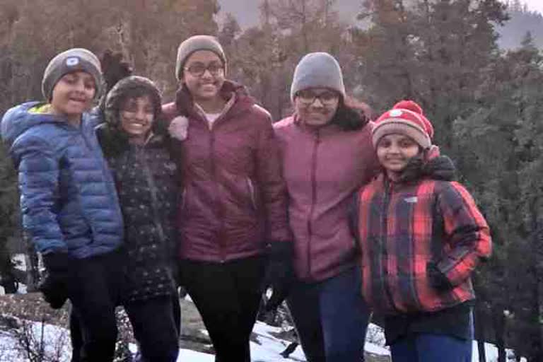 five-children-from-jamshedpur-conquered-kedarkantha-peak-of-uttarakhand