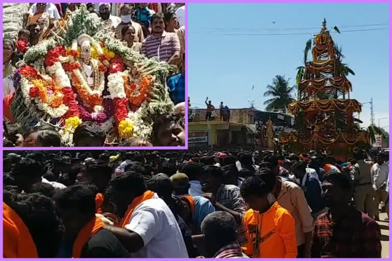 Chariot Festival in lepakshi temple