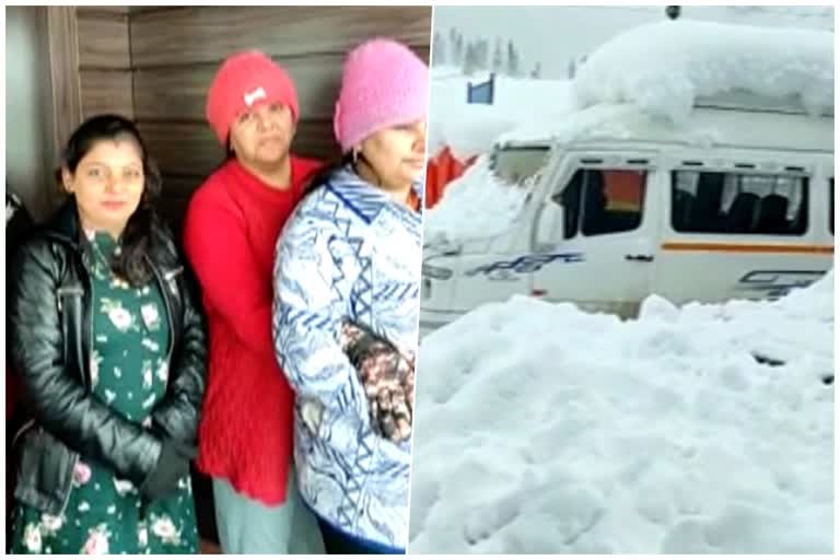 hospete-residents-stuck-in-lodge-due-to-kashmir-snow-fall