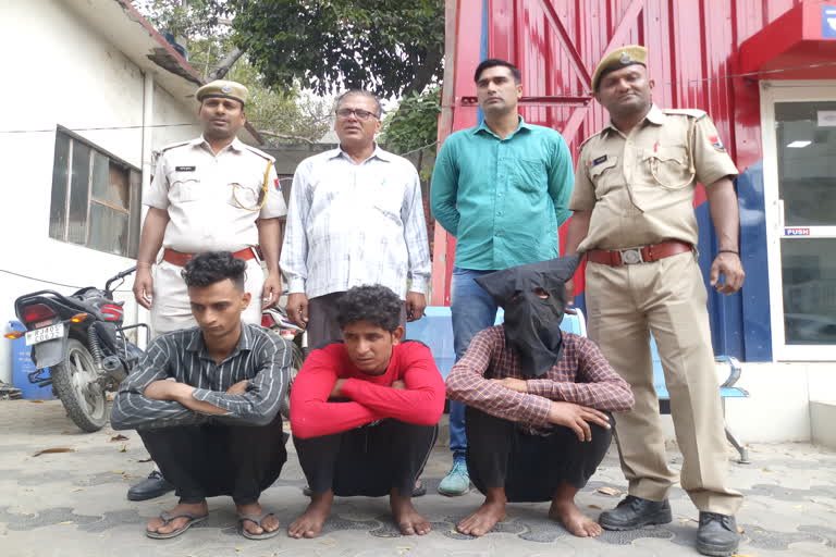 robbery in alwar,  robbery busted in alwar