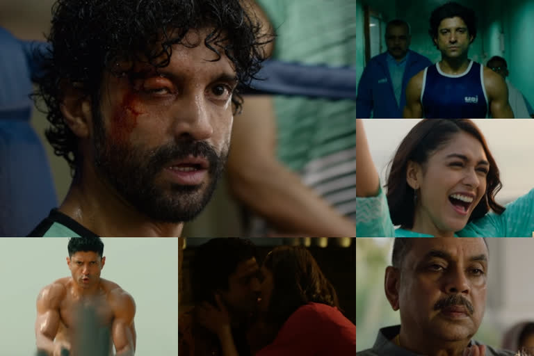 Farhan Akhtar sports drama Toofan Teaser out now  ഫര്‍ഹാന്‍ അക്തര്‍  ഫര്‍ഹാന്‍ അക്തര്‍ തൂഫാന്‍  തൂഫാന്‍ ടീസര്‍  മൃണാല്‍ ഠാക്കൂര്‍ തൂഫാന്‍ സിനിമ  Toofan Teaser out now  Toofan Teaser  Farhan Akhtar sports drama Toofan  Farhan Akhtar Toofan