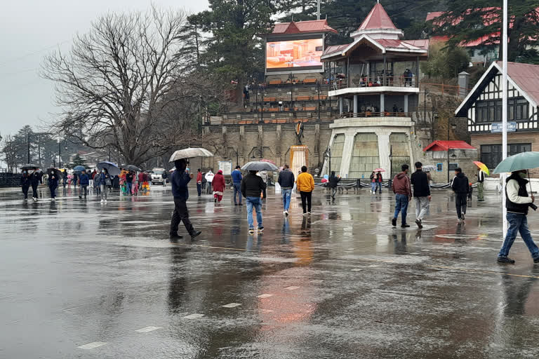 RAIN IN SHIMLA ON FRIDAY