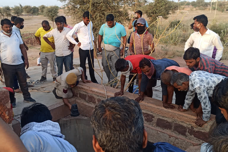 Nagaur news, Rescue operation remove dead body