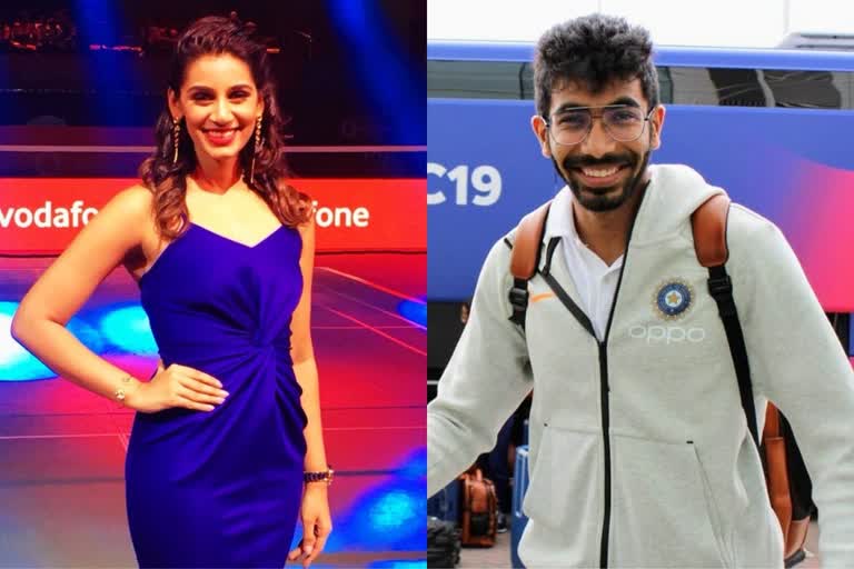 jasprit bumrah and sanjana ganesan