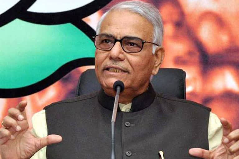 Former Union Minister Yashwant Sinha joins TMC  യശ്വന്ത് സിൻഹ  തൃണമൂല്‍ കോണ്‍സ്  ബിജെപി  bjp