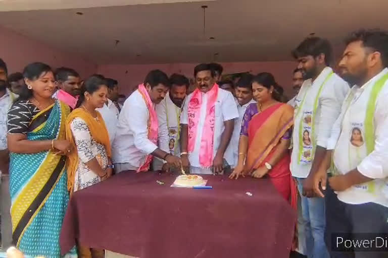 mlc-kavitha-birthday-celebrations-at-thiramanpalli-in-nizamabad-district