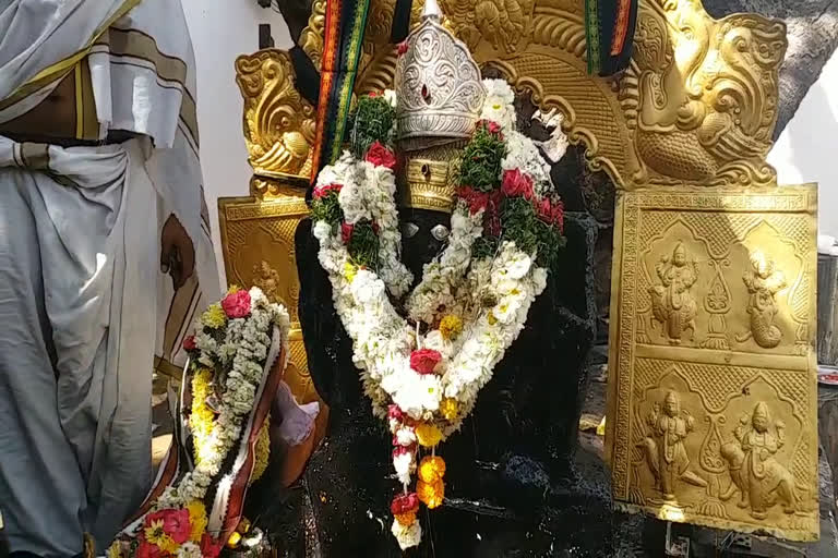 special-pooja-in-shani-temple-on-the-occasions-of-shivaratri-at-mahmadapur-in-sangareddy-district