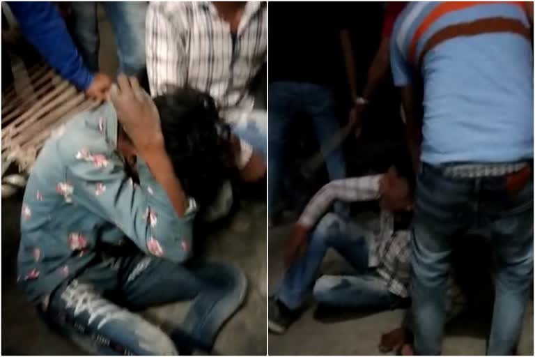 Villagers beat up two theft in yamunanagar